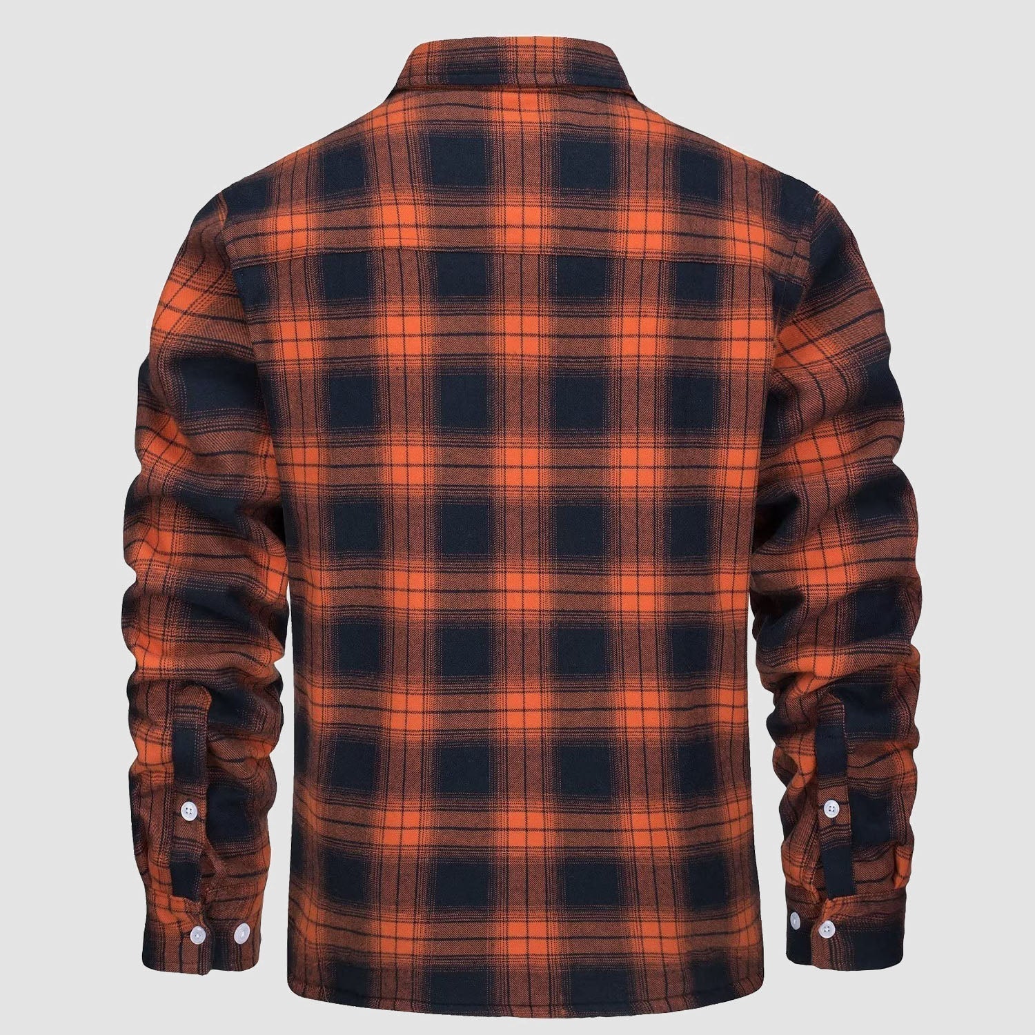Komfortowy Fleece Koszula - Ruben-Brązowy-S-Trend Polska
