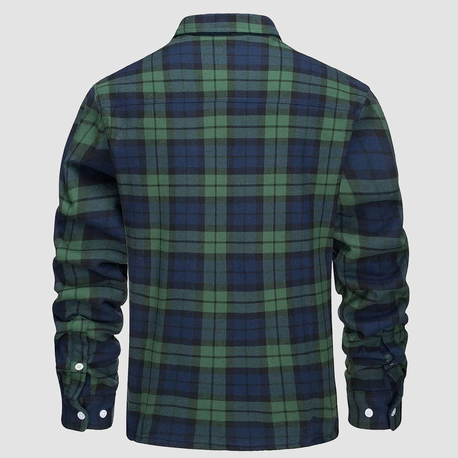 Komfortowy Fleece Koszula - Ruben-Brązowy-S-Trend Polska