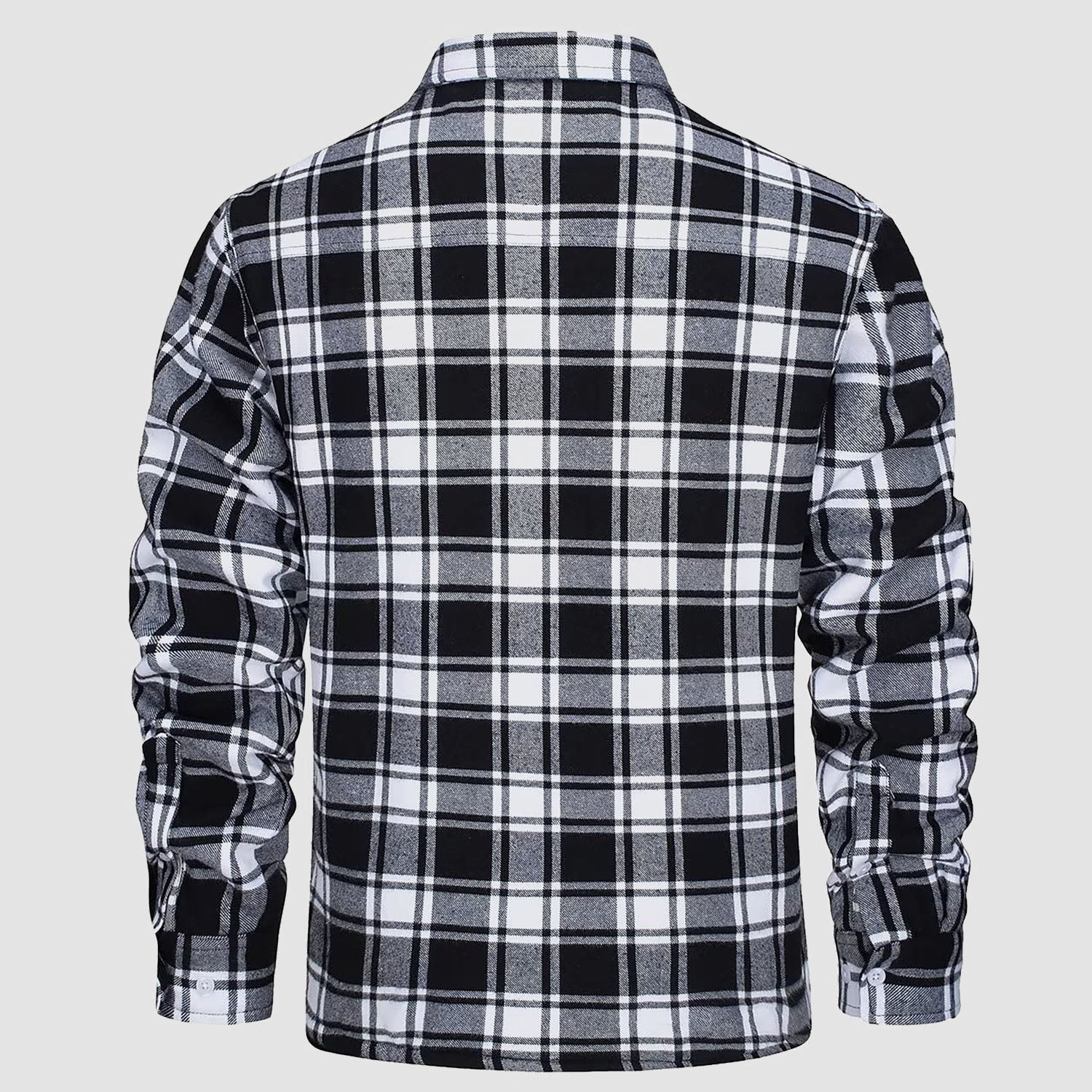 Komfortowy Fleece Koszula - Ruben-Brązowy-S-Trend Polska