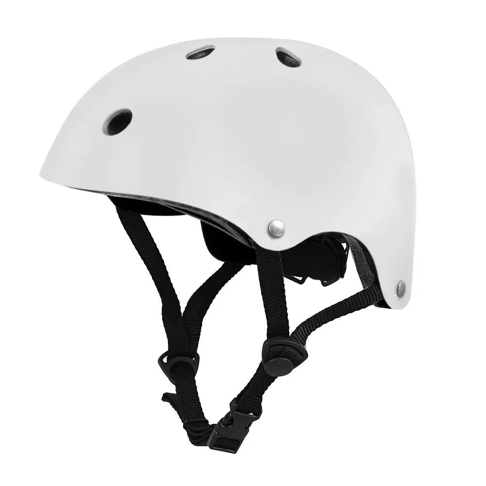 Komfortowy kask rowerowy - Kask rowerowy SafeRide-Biały-S (51–55 cm)-Trend Polska