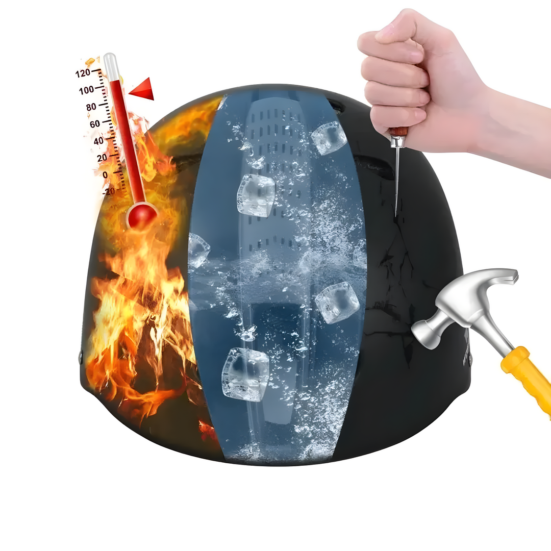 Komfortowy kask rowerowy - Kask rowerowy SafeRide-Czarny-S (51–55 cm)-Trend Polska