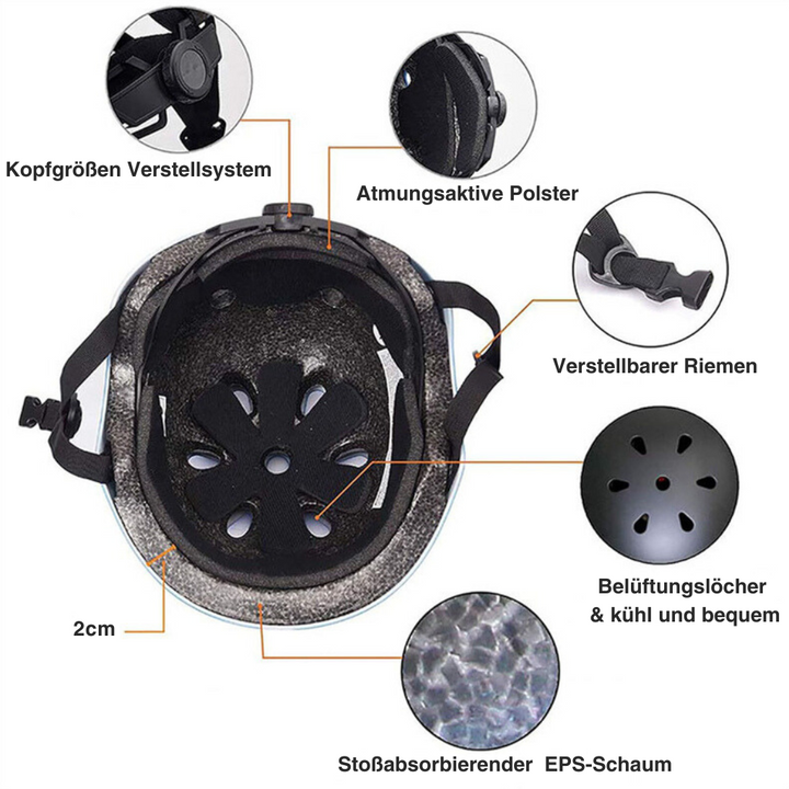 Komfortowy kask rowerowy - Kask rowerowy SafeRide-Czarny-S (51–55 cm)-Trend Polska