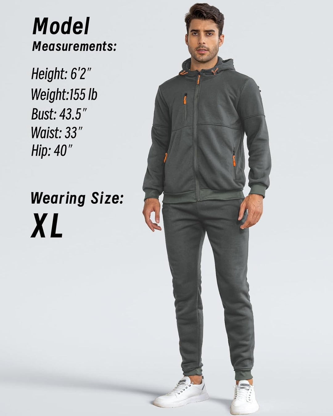 Komfortowy męski dres - Jamie-Zielony-S-Trend Polska