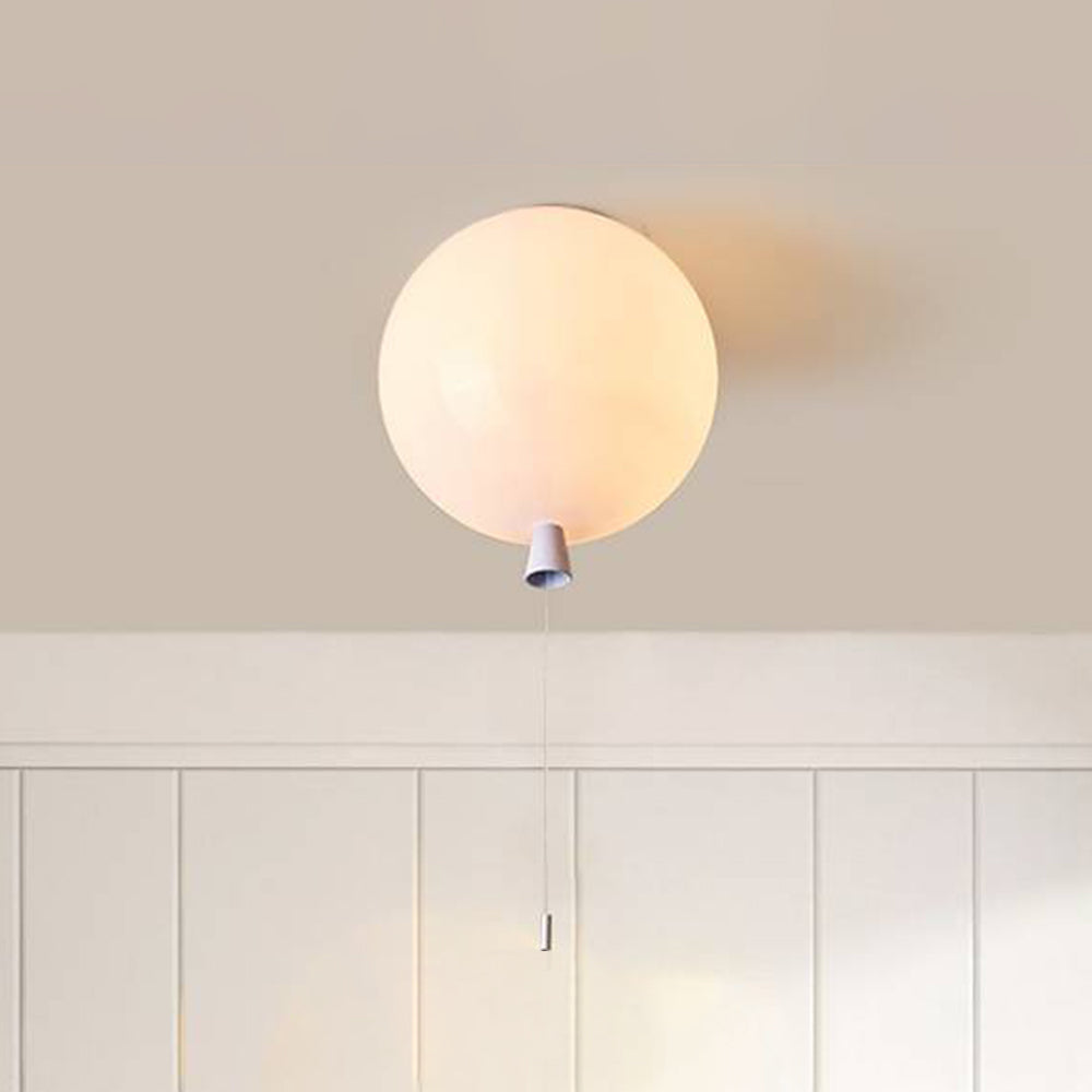 Kompaktowa nowoczesna lampa sufitowa LED Balloon - AuraLite-20CM-Biały-Trend Polska