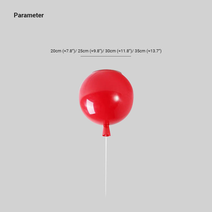 Kompaktowa nowoczesna lampa sufitowa LED Balloon - AuraLite-20CM-Biały-Trend Polska