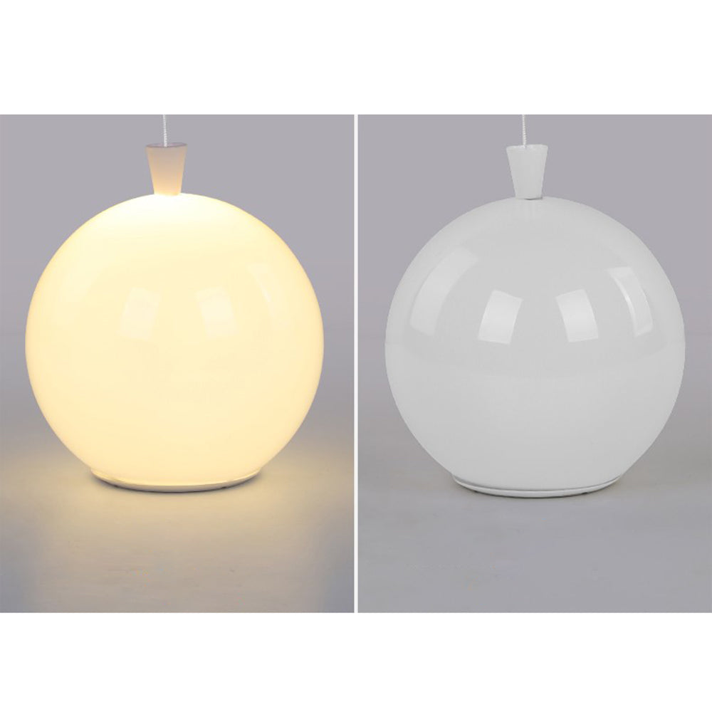 Kompaktowa nowoczesna lampa sufitowa LED Balloon - AuraLite-20CM-Biały-Trend Polska
