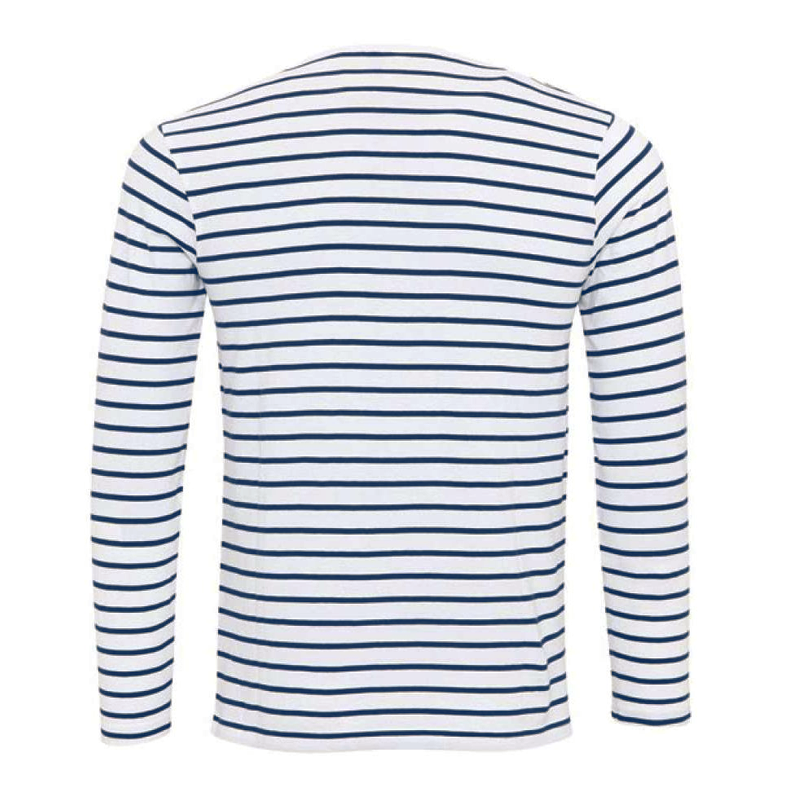 Koszulka Henley w paski z długim rękawem – Ewan-S-Trend Polska