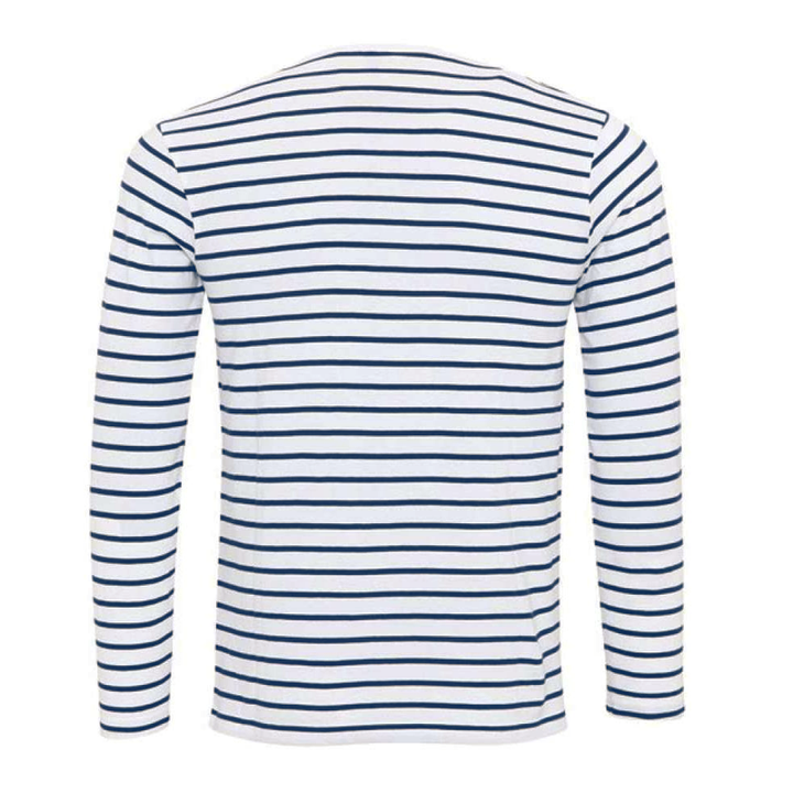 Koszulka Henley w paski z długim rękawem – Ewan-S-Trend Polska