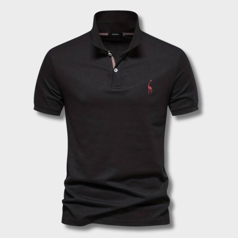 Koszulka polo letnia męska | Oddychająca i wygodna – Joris (1+1 GRATIS)-Zielony wojskowy-S-Trend Polska