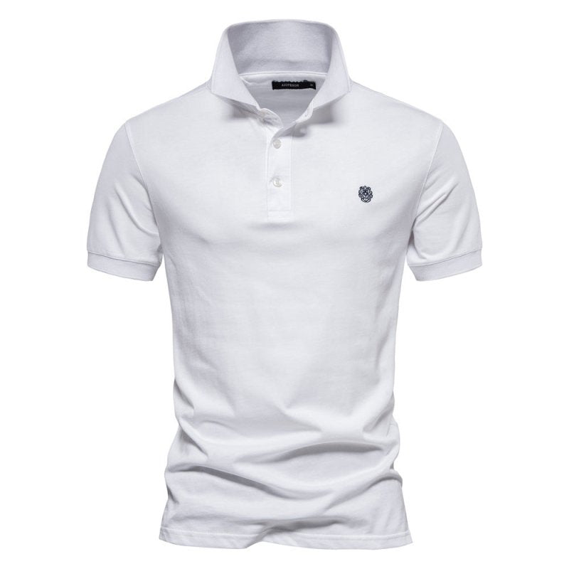 Koszulka polo - Logan-Biały-S-Trend Polska
