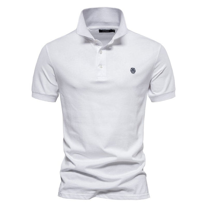Koszulka polo - Logan-Biały-S-Trend Polska