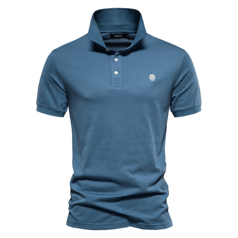 Koszulka polo - Logan-Niebieski-S-Trend Polska