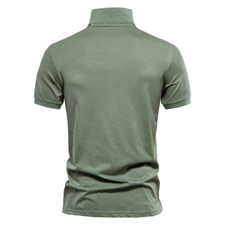 Koszulka polo - Logan-Czarny-S-Trend Polska