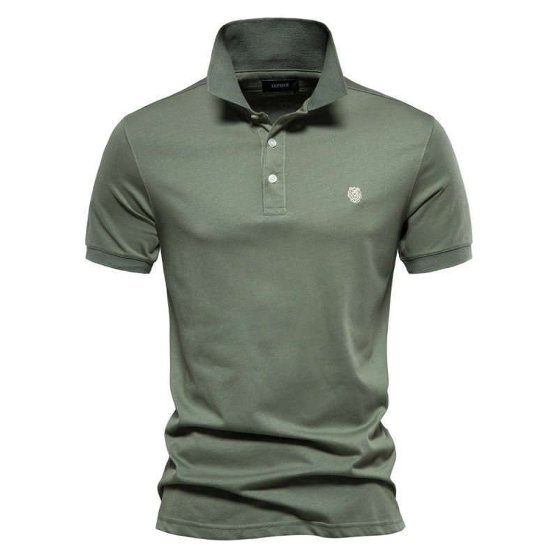 Koszulka polo - Logan-Zielony-S-Trend Polska