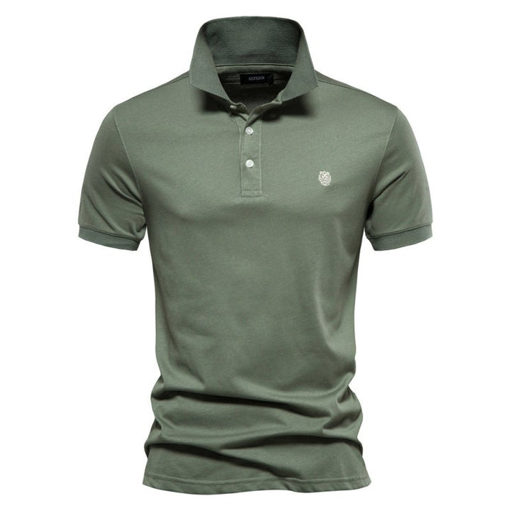 Koszulka polo - Logan-Zielony-S-Trend Polska