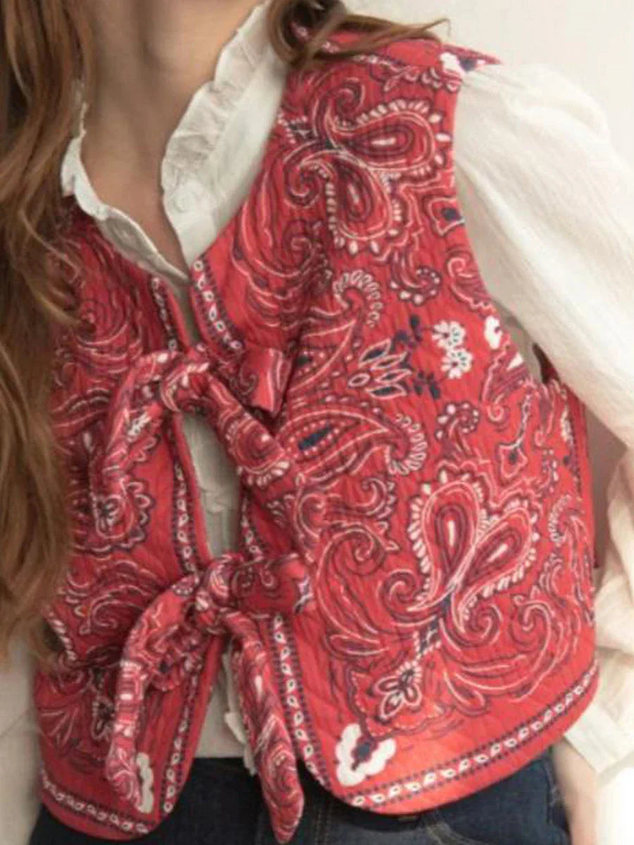 Krótki top typu bandana Y2K, wiązany, w stylu streetwear – Liora-S-Trend Polska