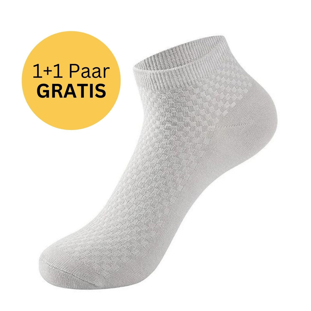 Krótkie Skarpetki - Bamboo Bliss-1x Para (+1 Gratis)-Czarny-38-41-Trend Polska