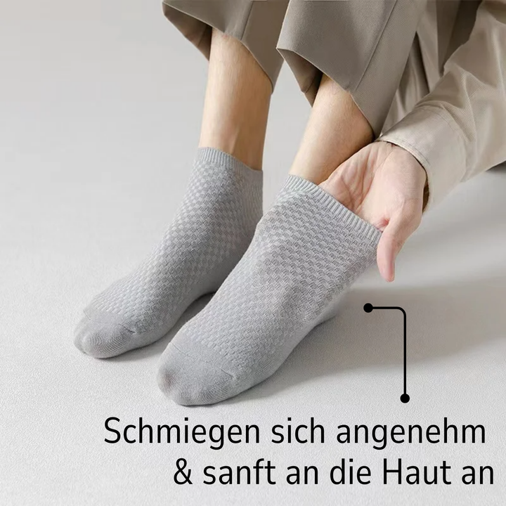 Krótkie Skarpetki Bambusowe - BambooFeet-1x Para (+1 Gratis)-Czarny-38-41-Trend Polska