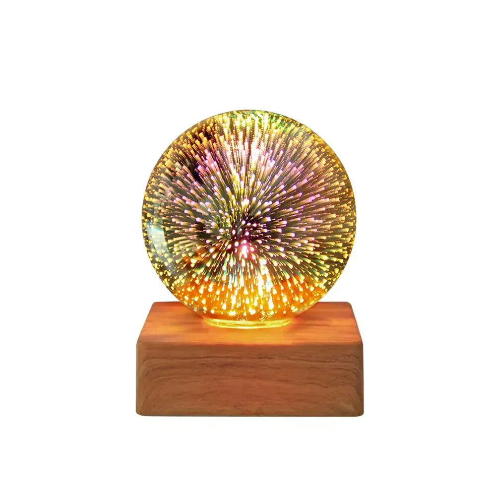 Kryształowa Lampa Błyskowa z efektem 3D - StarburstGlow-Niebo gwiaździste-Trend Polska