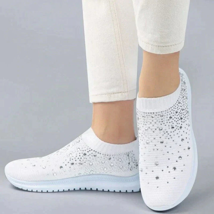 Kryształowe Buty - GlamStep-BIAŁY-36-Trend Polska