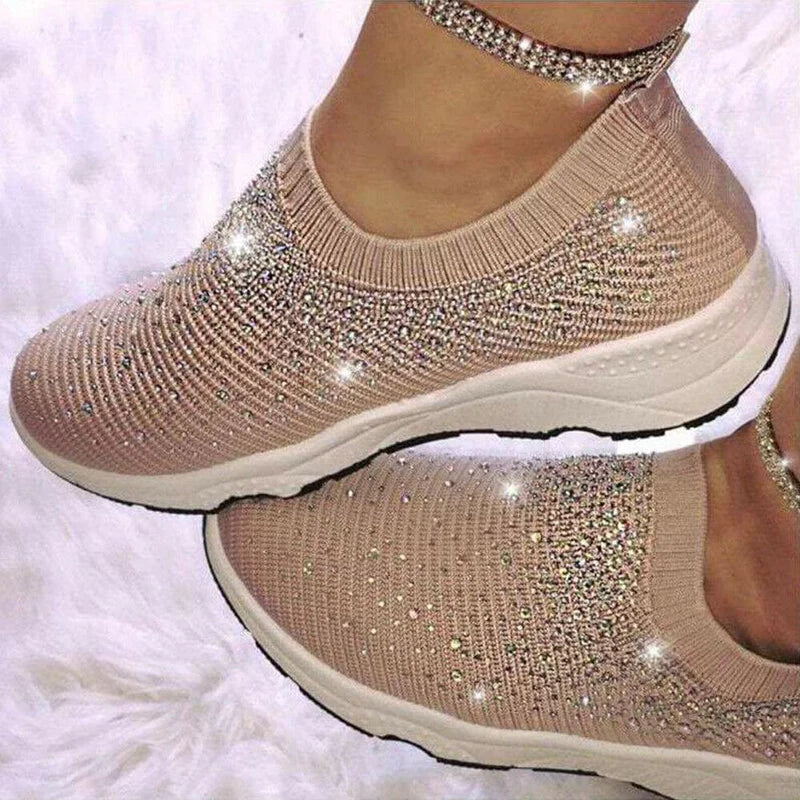 Kryształowe Buty - GlamStep-BRĄZOWY-36-Trend Polska