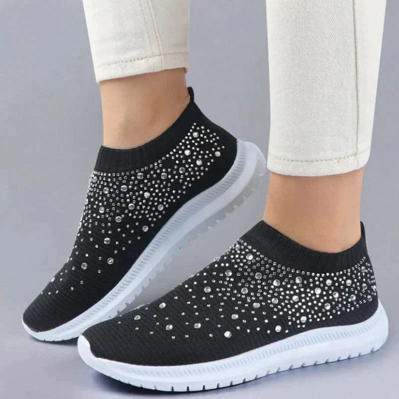 Kryształowe Buty - GlamStep-CZARNY-36-Trend Polska