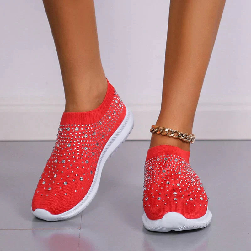 Kryształowe Buty - GlamStep-CZERWONY-36-Trend Polska