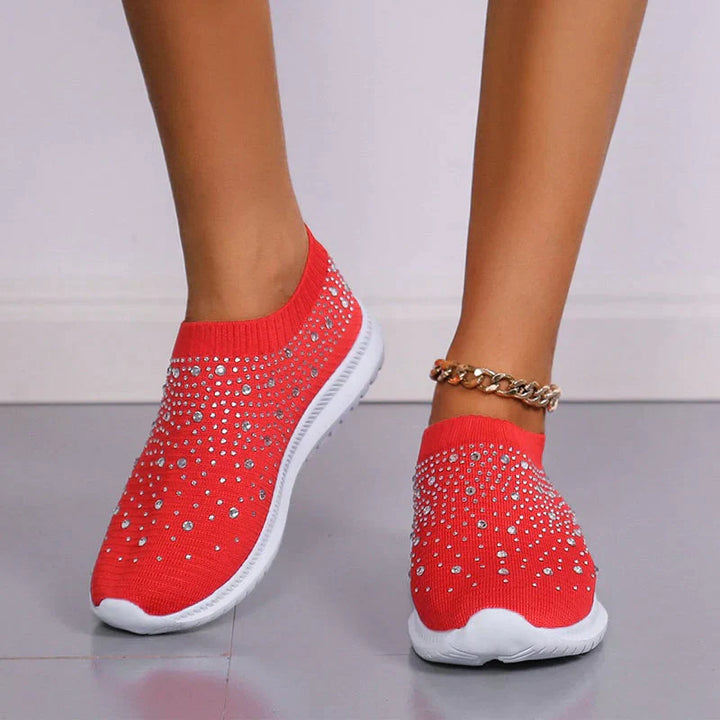 Kryształowe Buty - GlamStep-CZERWONY-36-Trend Polska