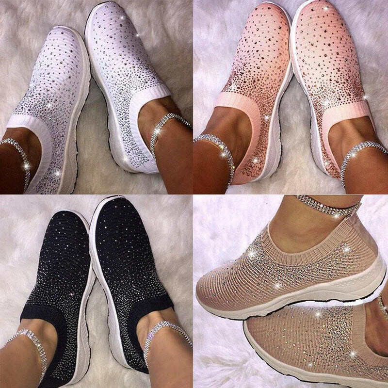 Kryształowe Buty - GlamStep-BIAŁY-36-Trend Polska