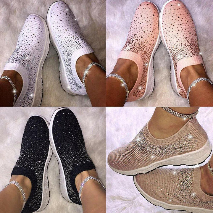 Kryształowe Buty - GlamStep-BIAŁY-36-Trend Polska