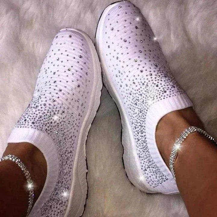 Kryształowe Buty - GlamStep-BIAŁY-36-Trend Polska