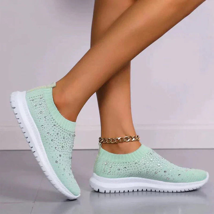 Kryształowe Buty - GlamStep-ZIELONY-36-Trend Polska