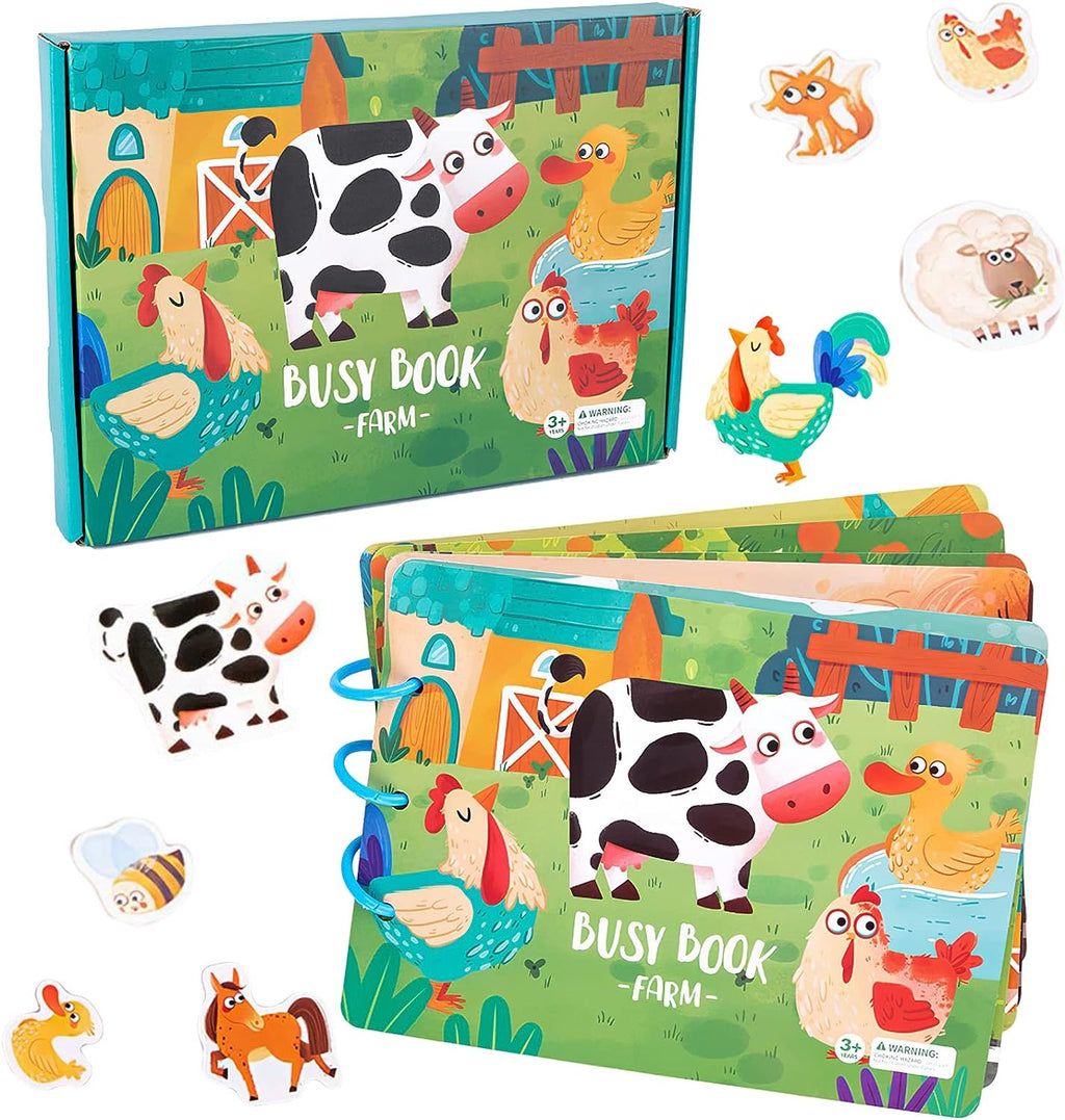 Książka Aktywności Montessori dla Dzieci - EduPlay-Farmer-Trend Polska
