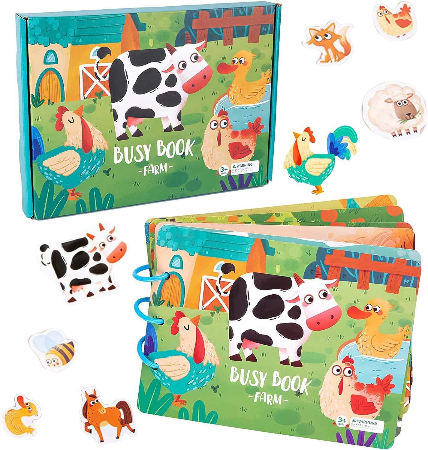 Książka Aktywności Montessori dla Dzieci - EduPlay-Farmer-Trend Polska