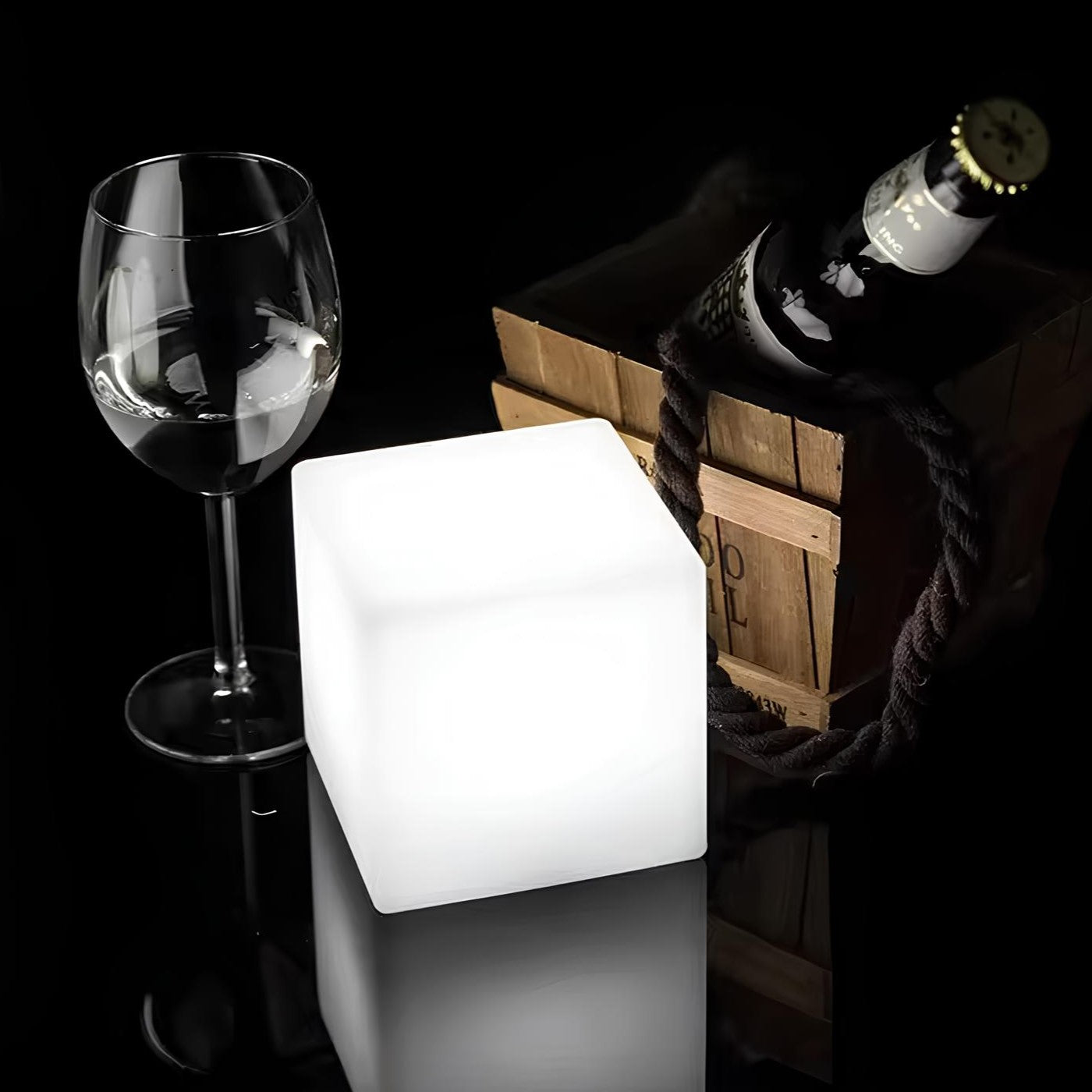 Kubus Lampa ogrodowa - LumaCube-10 cm-Trend Polska