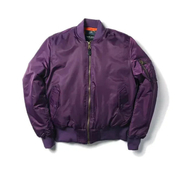Kurtka bomber damska wiatroszczelna - Nova-Fioletowy-2XS-Trend Polska