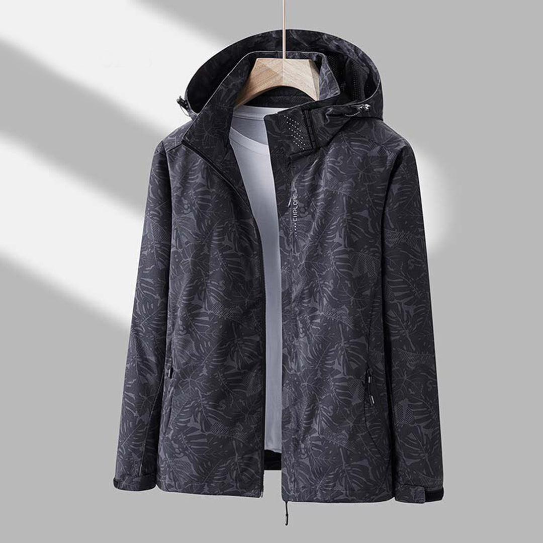 Kurtka damska wiatroszczelna z kapturem - Ayla-Czarny-M-Trend Polska