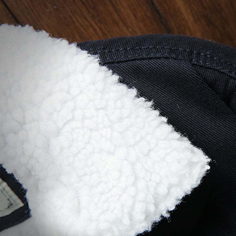 Kurtka dżinsowa na zimę - Alex-Czarny-XS-Trend Polska