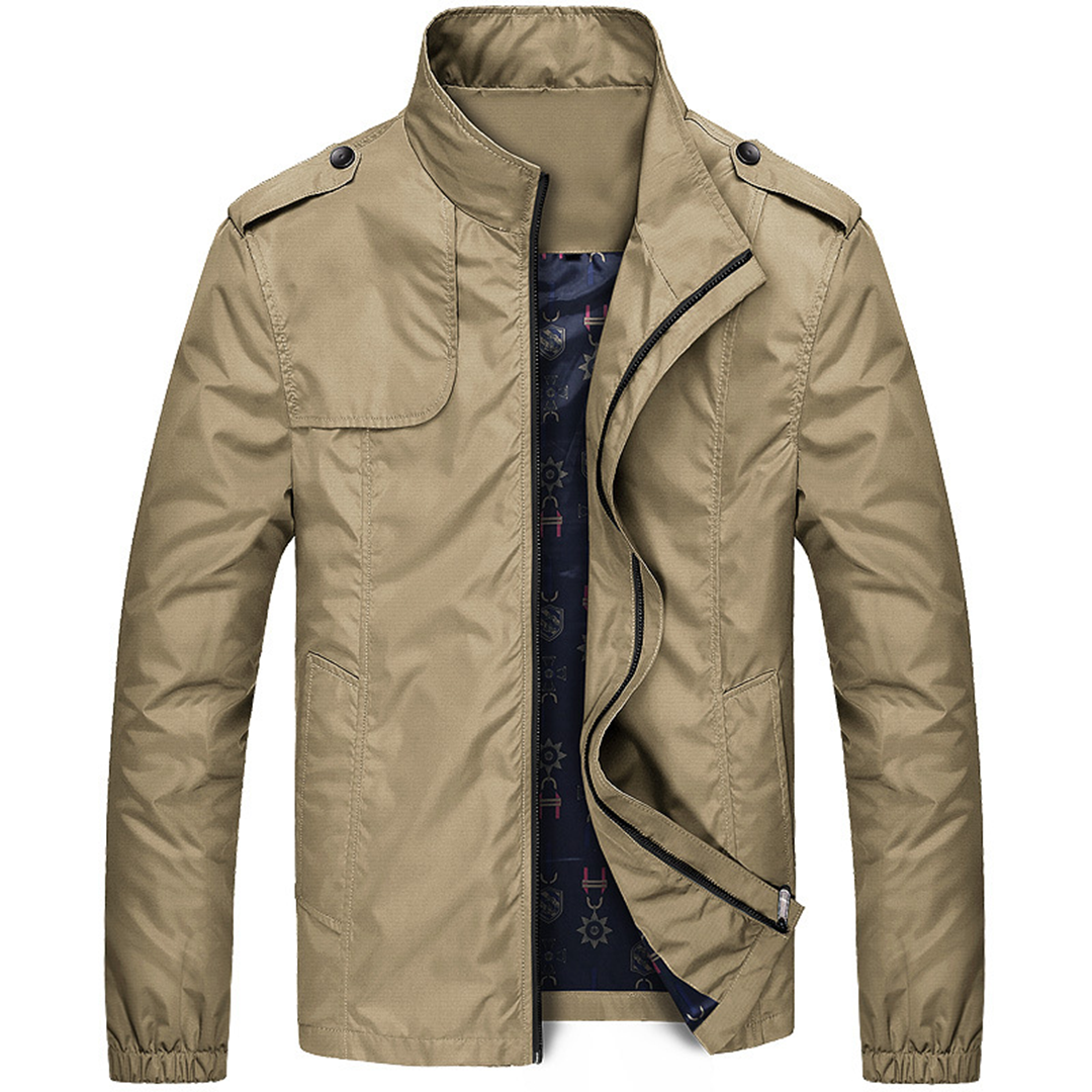 Kurtka letnia dla mężczyzn – Matteo-Khaki-S-Trend Polska