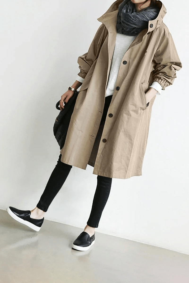 Kurtka wiatrowa damska - Aurora-Khaki-S-Trend Polska
