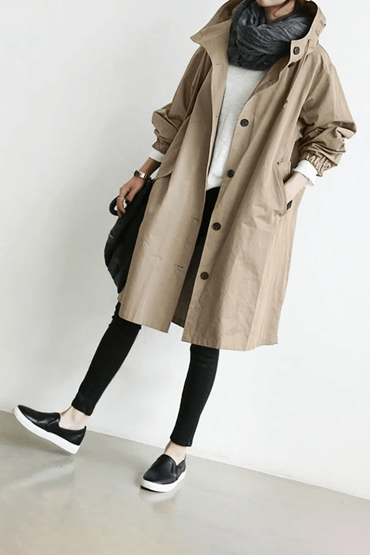 Kurtka wiatrowa damska - Aurora-Khaki-S-Trend Polska