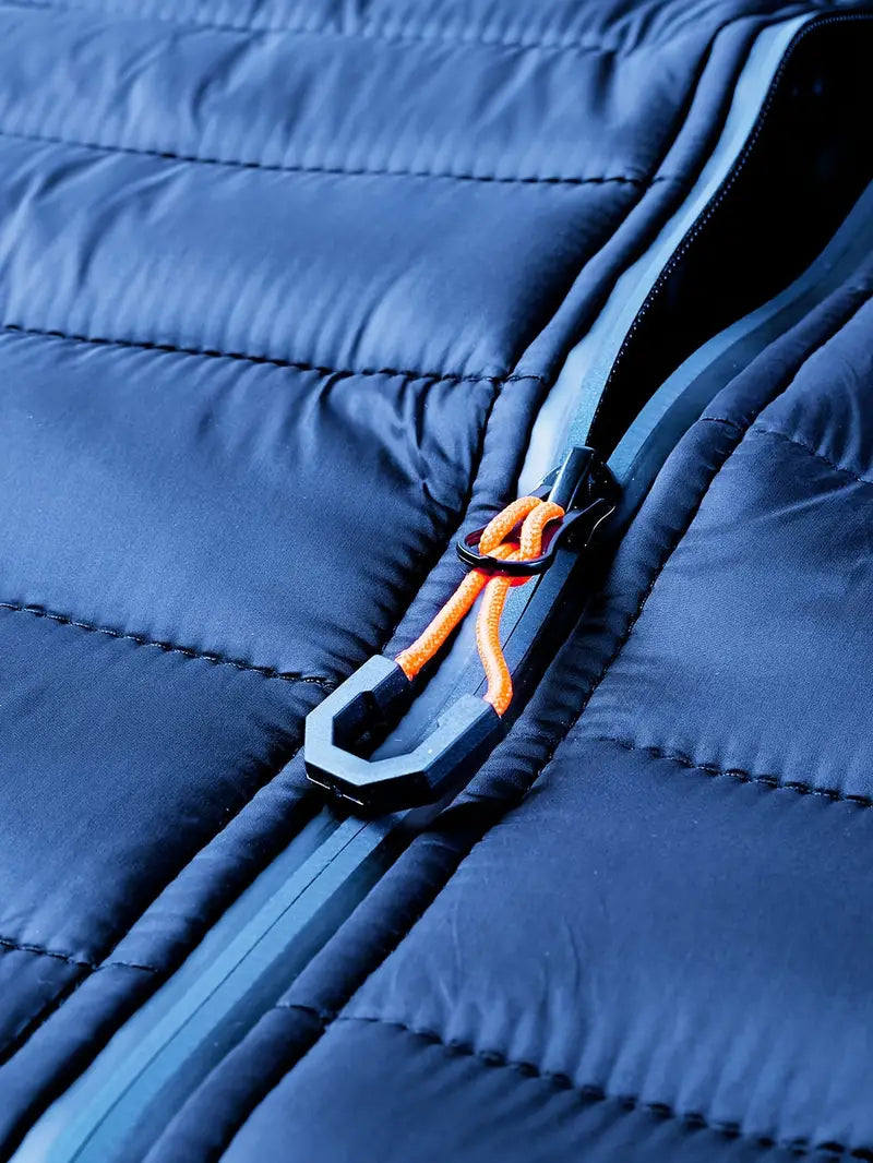 Kurtka zimowa damska puffer z kapturem - Arwen-Czarny-S-Trend Polska