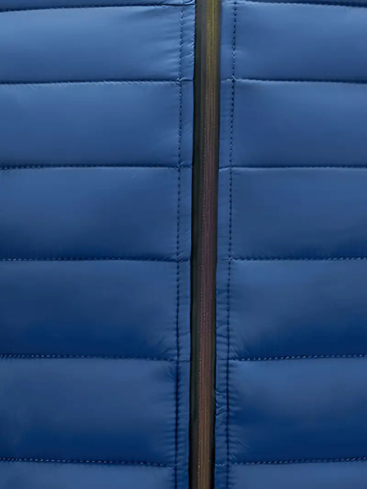 Kurtka zimowa damska puffer z kapturem - Arwen-Czarny-S-Trend Polska