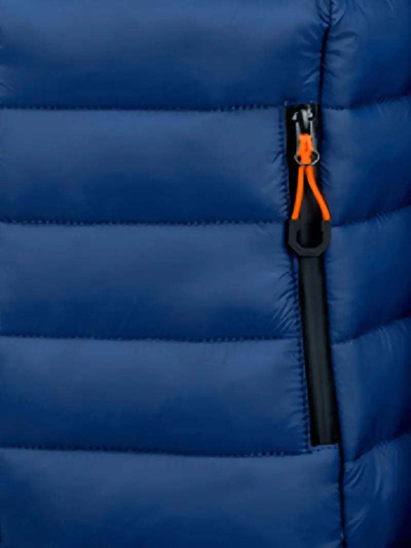 Kurtka zimowa damska puffer z kapturem - Arwen-Czarny-S-Trend Polska