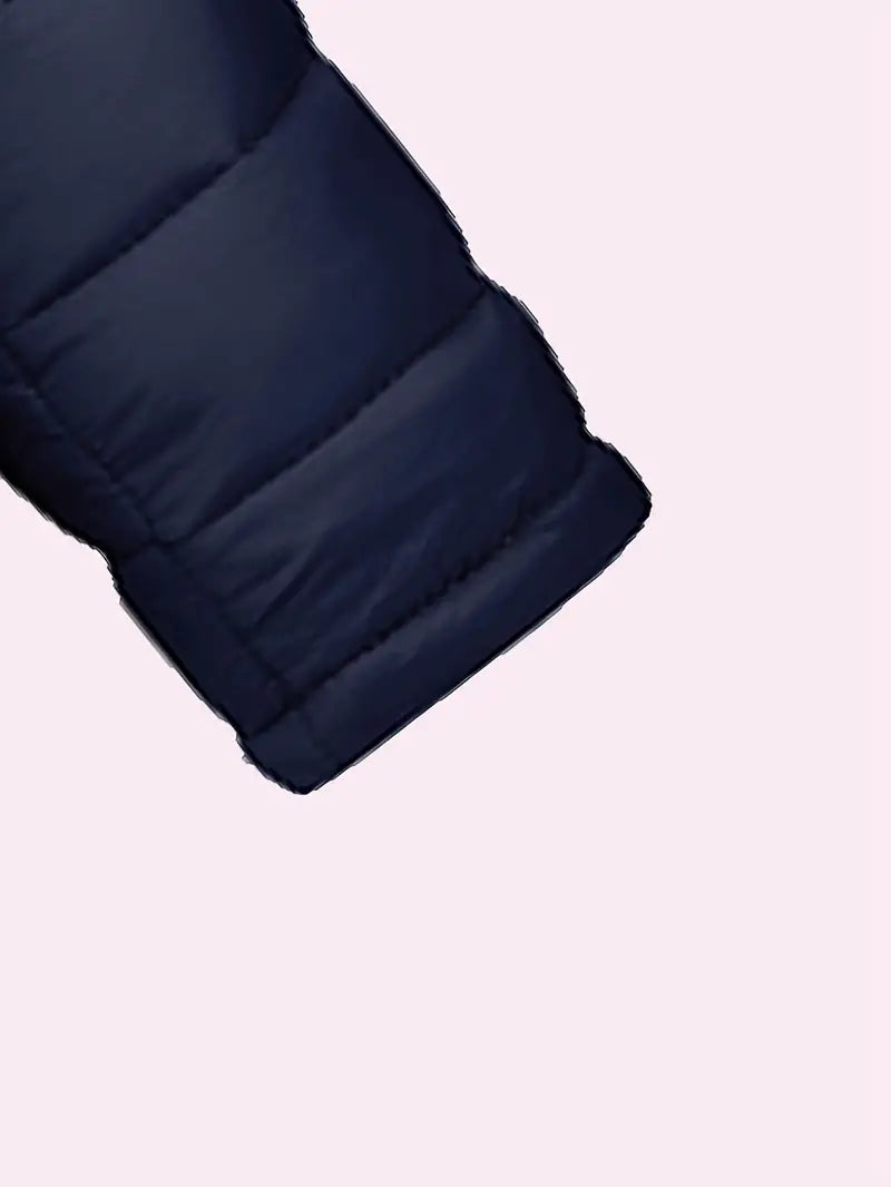 Kurtka zimowa damska puffer z kapturem - Arwen-Czarny-S-Trend Polska