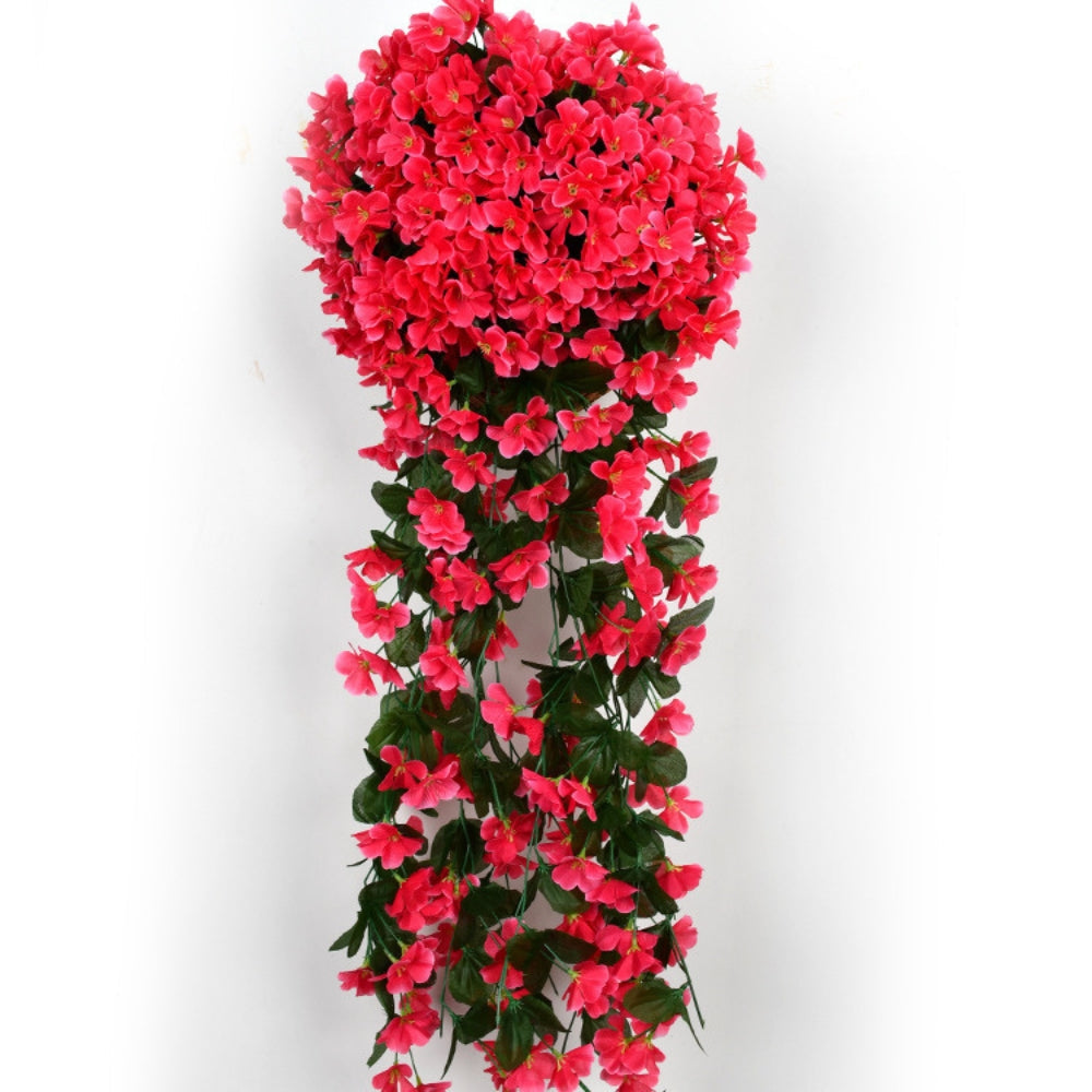 Kwiatowa orchidea kaskadowa (90 cm) - Amélie-Czerwony-Trend Polska