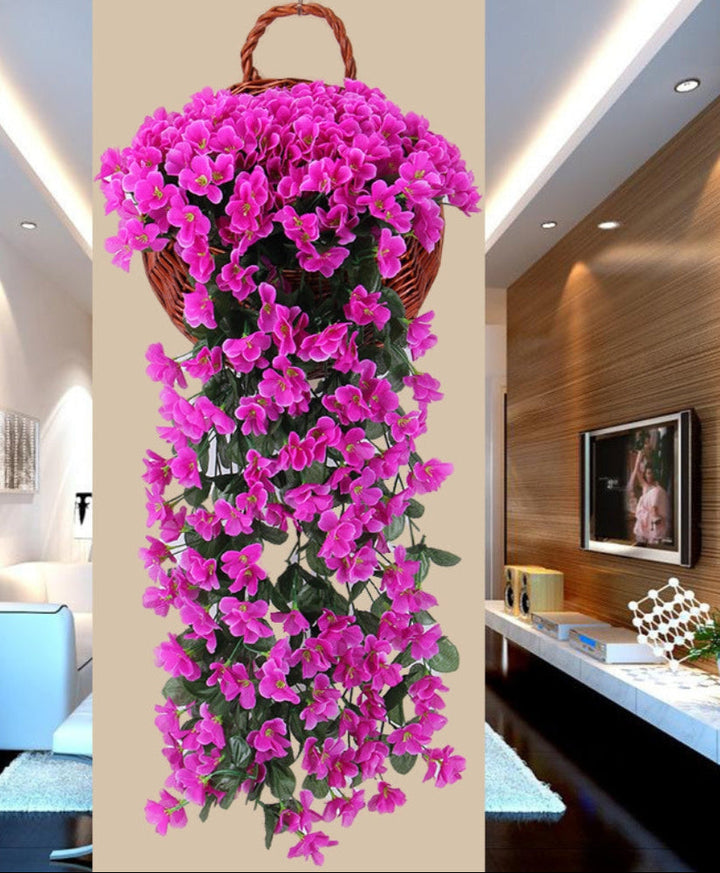 Kwiatowa orchidea kaskadowa (90 cm) - Amélie-Różowy-Trend Polska