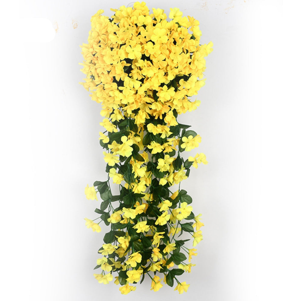 Kwiatowa orchidea kaskadowa (90 cm) - Amélie-Żółty-Trend Polska