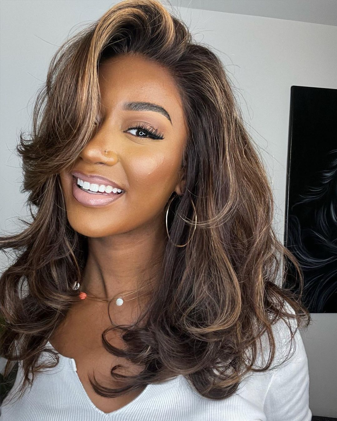 Lace Front Peruka z pasemkami – Selena-Trend Polska