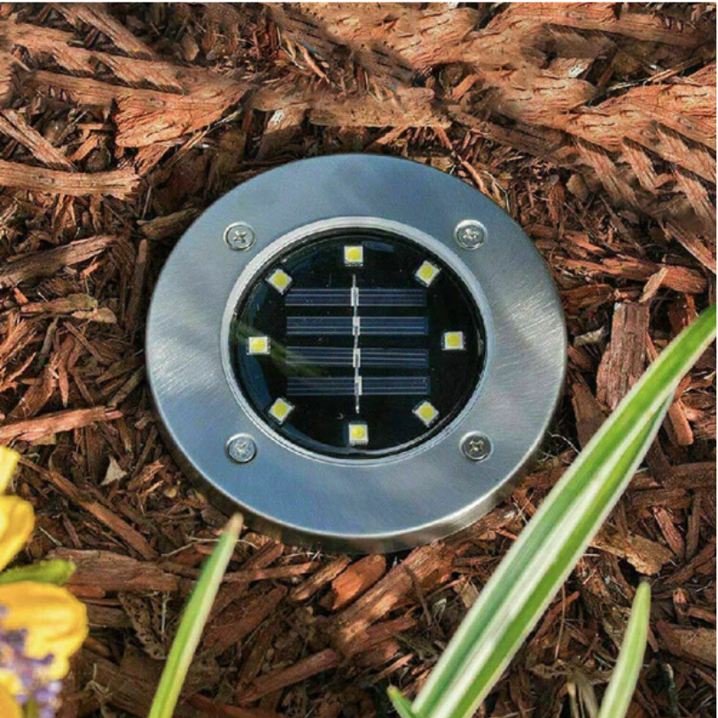 Ładowalne oświetlenie słoneczne - EcoGlow-biel-4 sztuki-Trend Polska